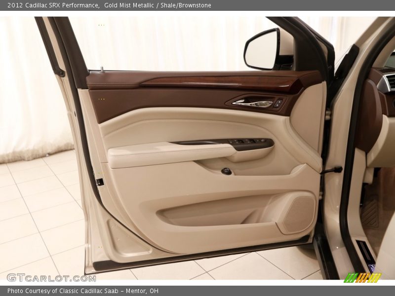 Gold Mist Metallic / Shale/Brownstone 2012 Cadillac SRX Performance