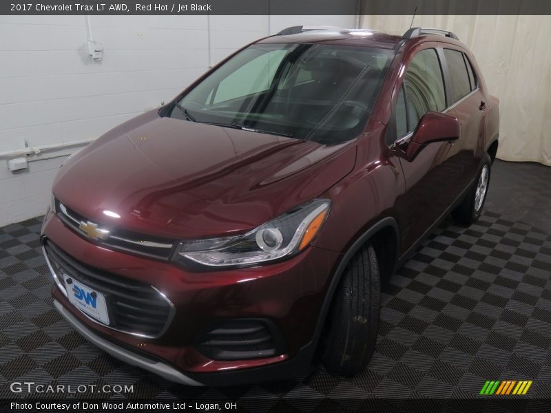 Red Hot / Jet Black 2017 Chevrolet Trax LT AWD