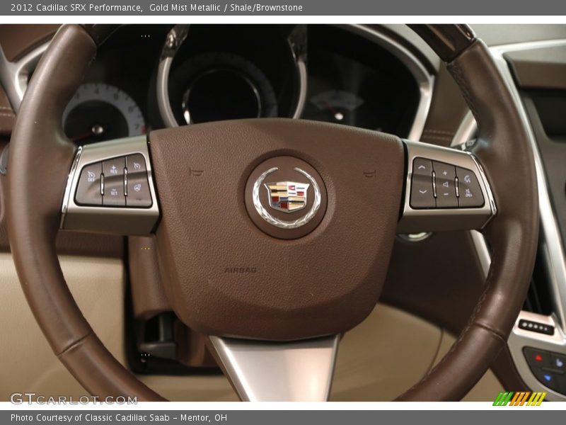 Gold Mist Metallic / Shale/Brownstone 2012 Cadillac SRX Performance