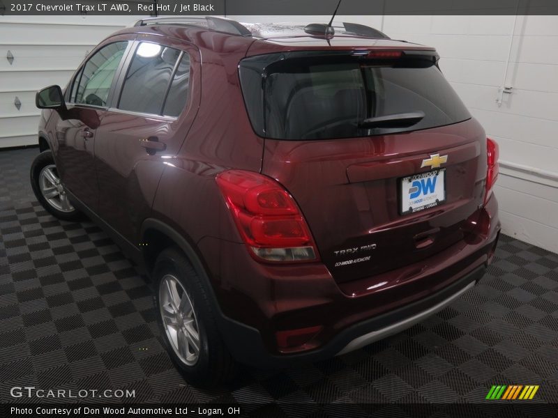 Red Hot / Jet Black 2017 Chevrolet Trax LT AWD