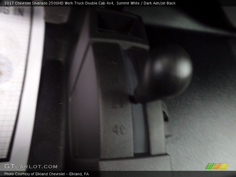 Summit White / Dark Ash/Jet Black 2017 Chevrolet Silverado 2500HD Work Truck Double Cab 4x4
