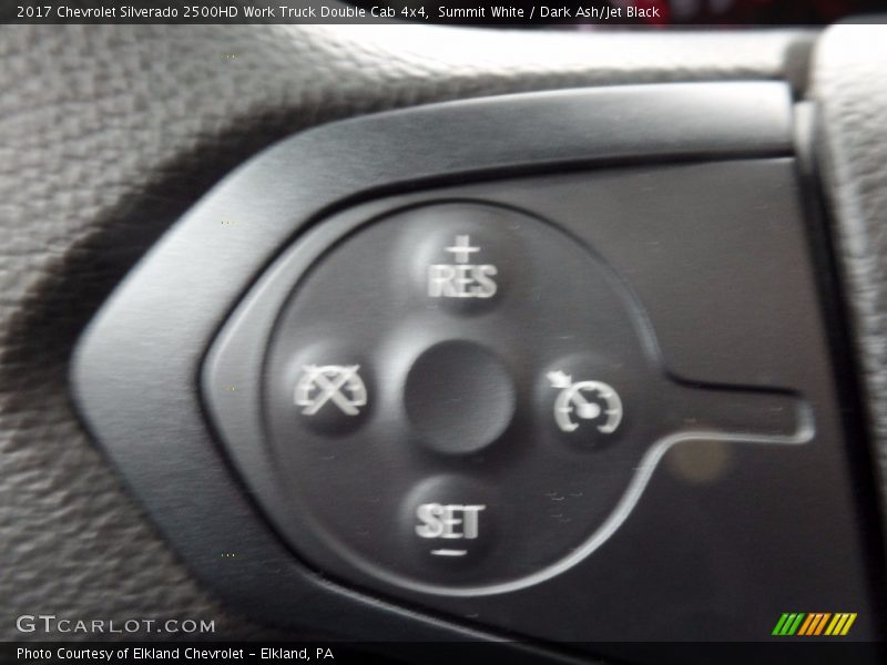 Summit White / Dark Ash/Jet Black 2017 Chevrolet Silverado 2500HD Work Truck Double Cab 4x4