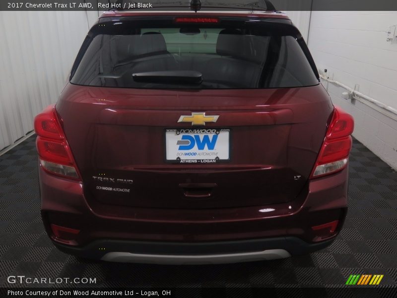 Red Hot / Jet Black 2017 Chevrolet Trax LT AWD