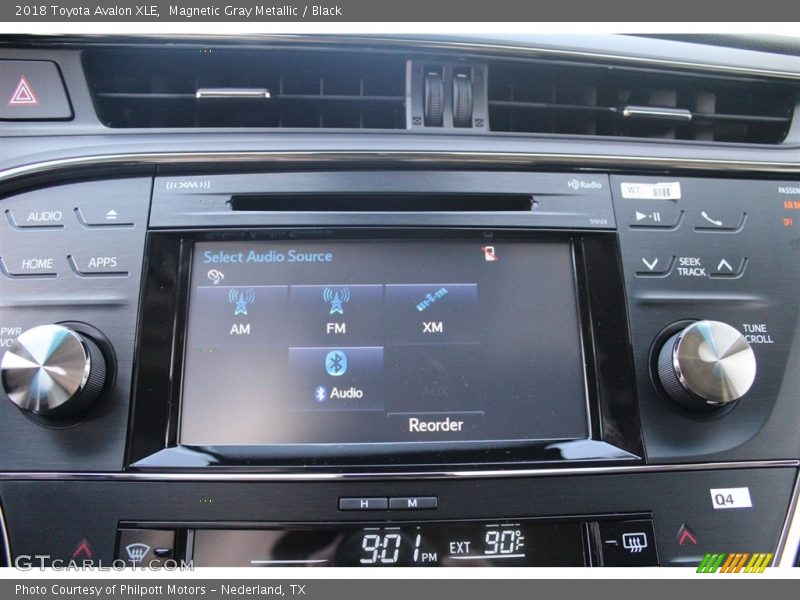 Magnetic Gray Metallic / Black 2018 Toyota Avalon XLE
