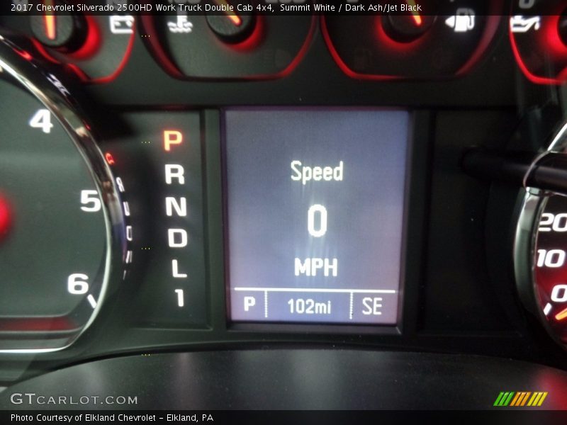 Summit White / Dark Ash/Jet Black 2017 Chevrolet Silverado 2500HD Work Truck Double Cab 4x4