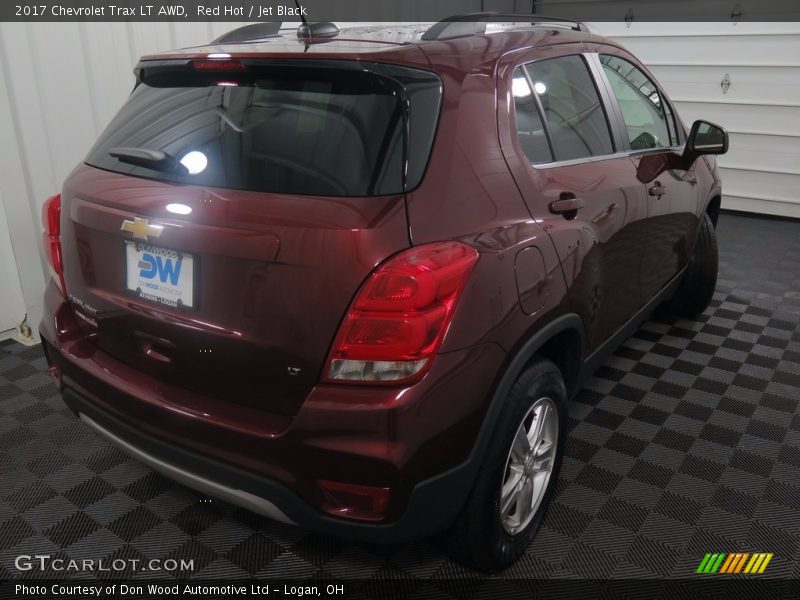 Red Hot / Jet Black 2017 Chevrolet Trax LT AWD
