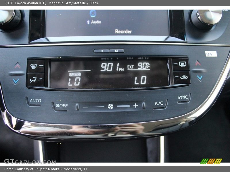 Magnetic Gray Metallic / Black 2018 Toyota Avalon XLE