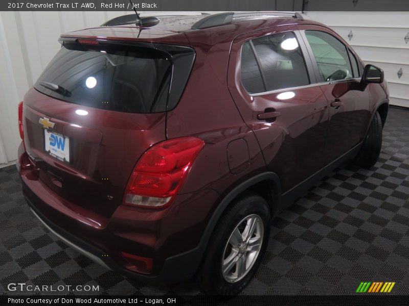 Red Hot / Jet Black 2017 Chevrolet Trax LT AWD