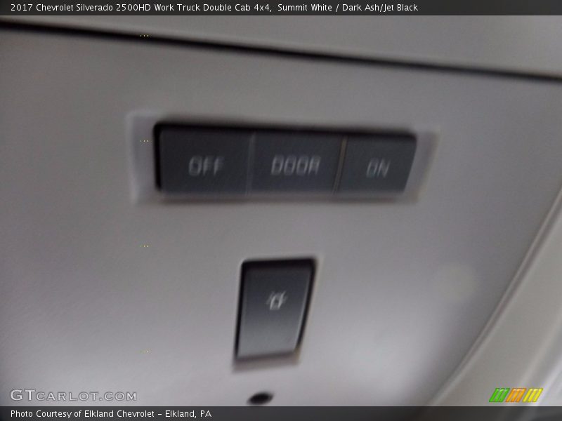 Summit White / Dark Ash/Jet Black 2017 Chevrolet Silverado 2500HD Work Truck Double Cab 4x4