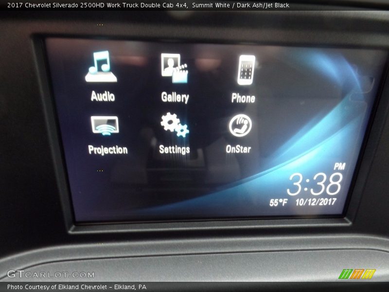 Summit White / Dark Ash/Jet Black 2017 Chevrolet Silverado 2500HD Work Truck Double Cab 4x4