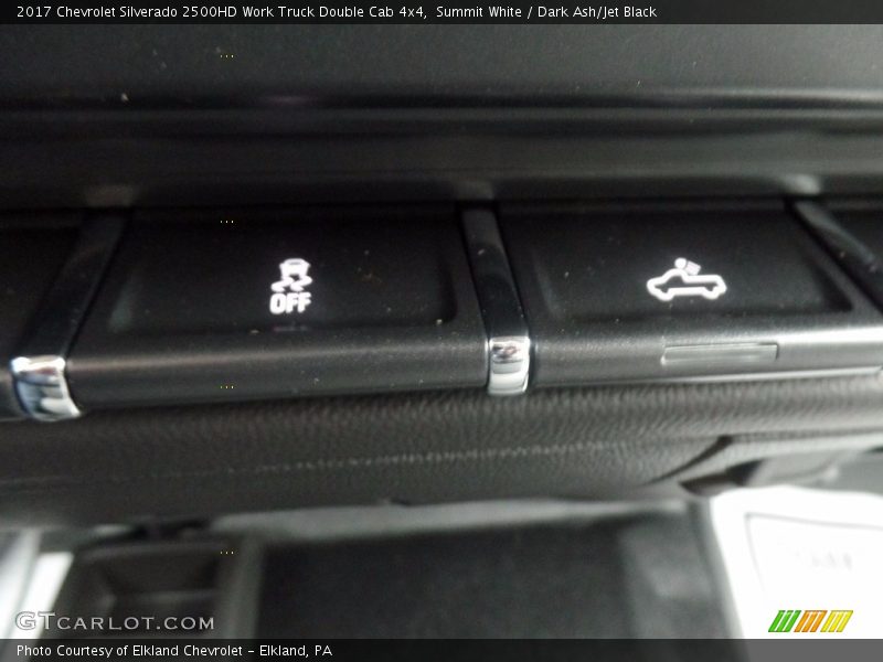 Summit White / Dark Ash/Jet Black 2017 Chevrolet Silverado 2500HD Work Truck Double Cab 4x4