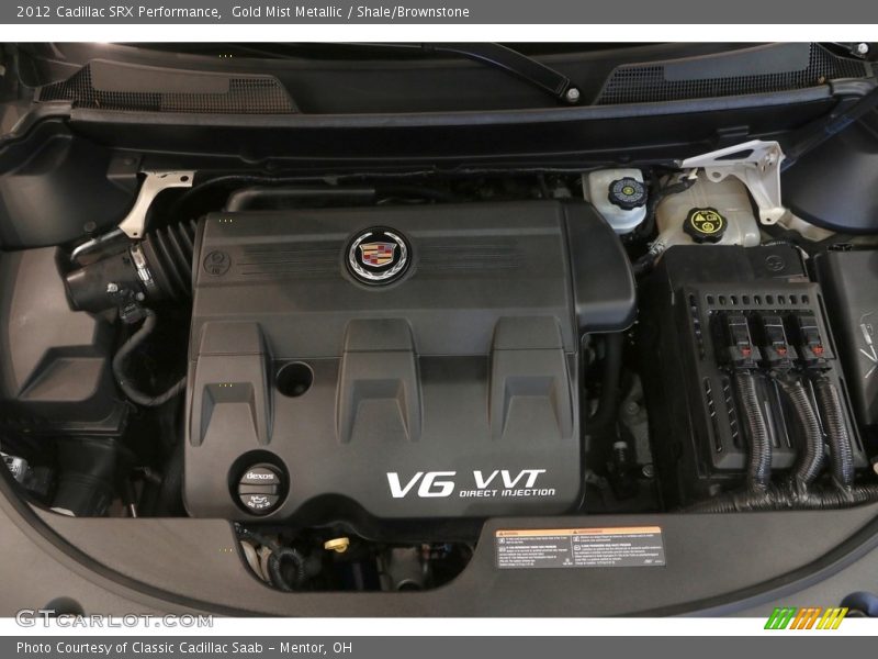 Gold Mist Metallic / Shale/Brownstone 2012 Cadillac SRX Performance