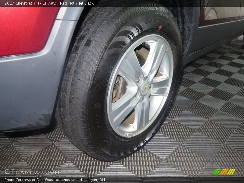Red Hot / Jet Black 2017 Chevrolet Trax LT AWD