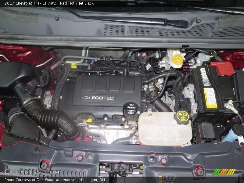 Red Hot / Jet Black 2017 Chevrolet Trax LT AWD