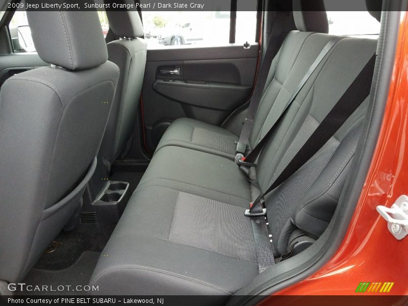 Sunburst Orange Pearl / Dark Slate Gray 2009 Jeep Liberty Sport