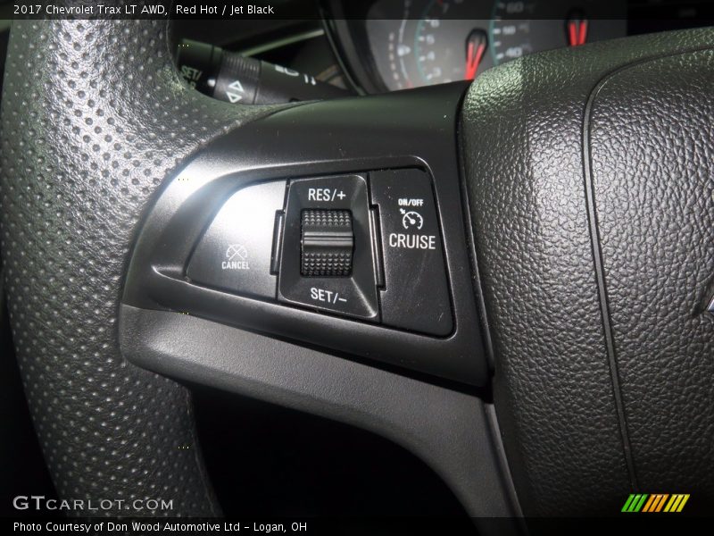 Red Hot / Jet Black 2017 Chevrolet Trax LT AWD