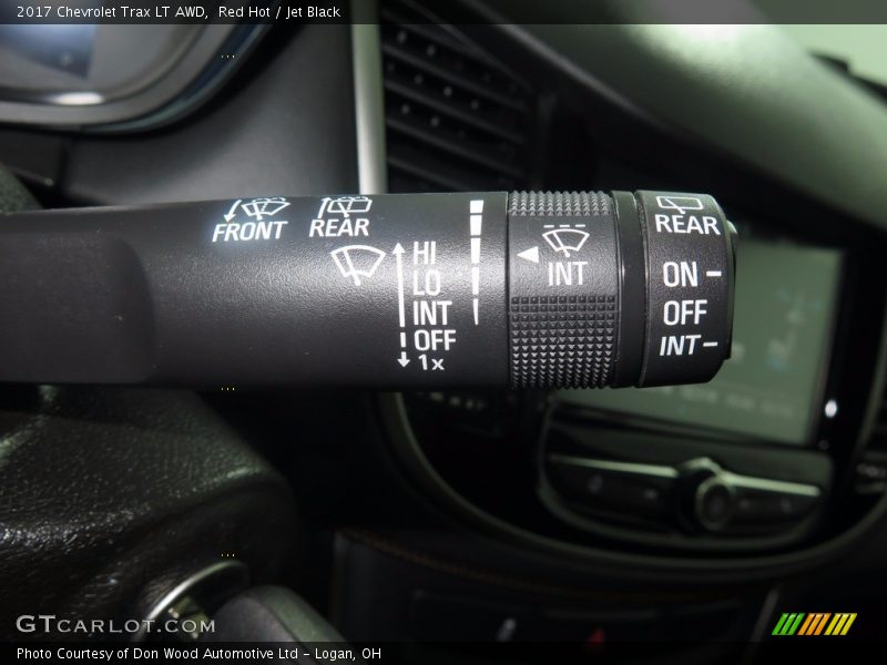 Red Hot / Jet Black 2017 Chevrolet Trax LT AWD