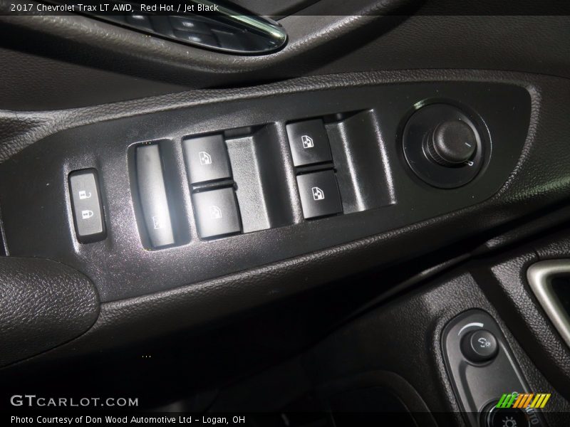 Red Hot / Jet Black 2017 Chevrolet Trax LT AWD