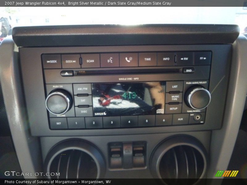 Bright Silver Metallic / Dark Slate Gray/Medium Slate Gray 2007 Jeep Wrangler Rubicon 4x4