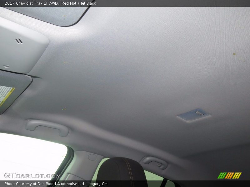 Red Hot / Jet Black 2017 Chevrolet Trax LT AWD