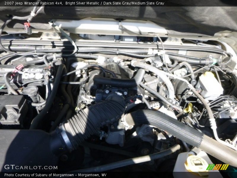 Bright Silver Metallic / Dark Slate Gray/Medium Slate Gray 2007 Jeep Wrangler Rubicon 4x4