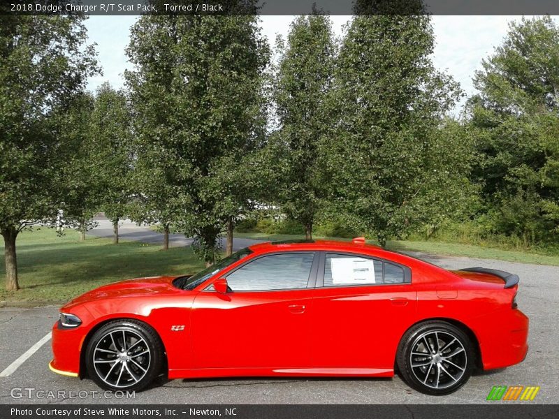 Torred / Black 2018 Dodge Charger R/T Scat Pack