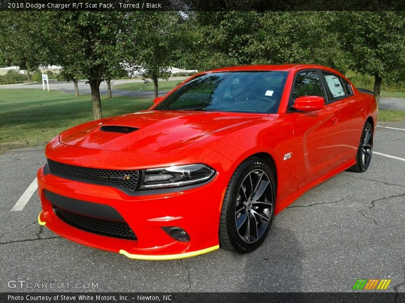 Torred / Black 2018 Dodge Charger R/T Scat Pack