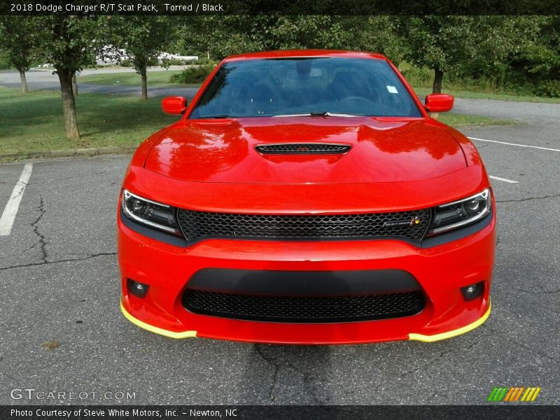 Torred / Black 2018 Dodge Charger R/T Scat Pack