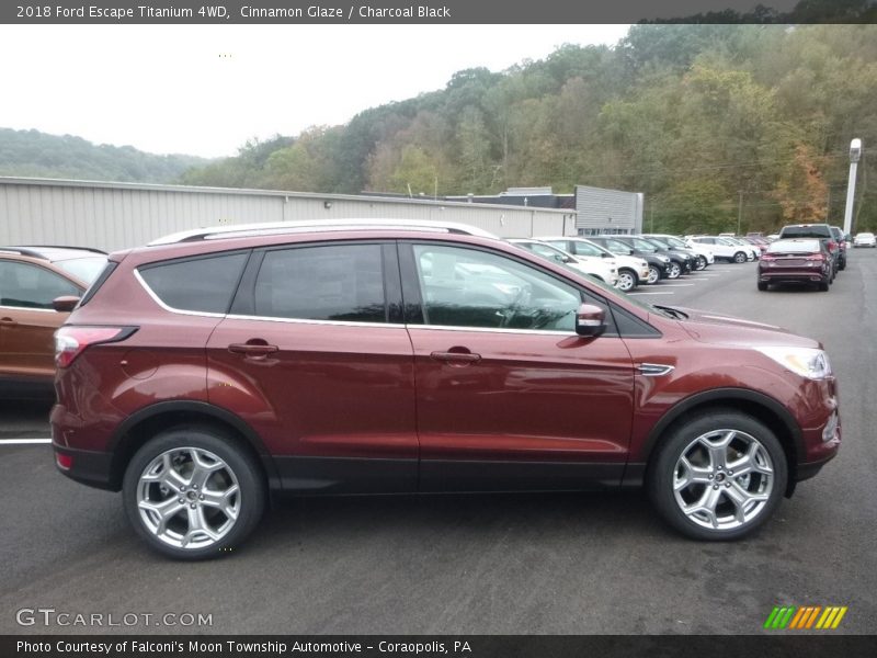 Cinnamon Glaze / Charcoal Black 2018 Ford Escape Titanium 4WD
