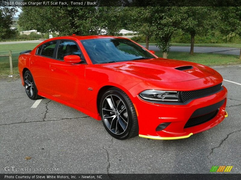 Torred / Black 2018 Dodge Charger R/T Scat Pack