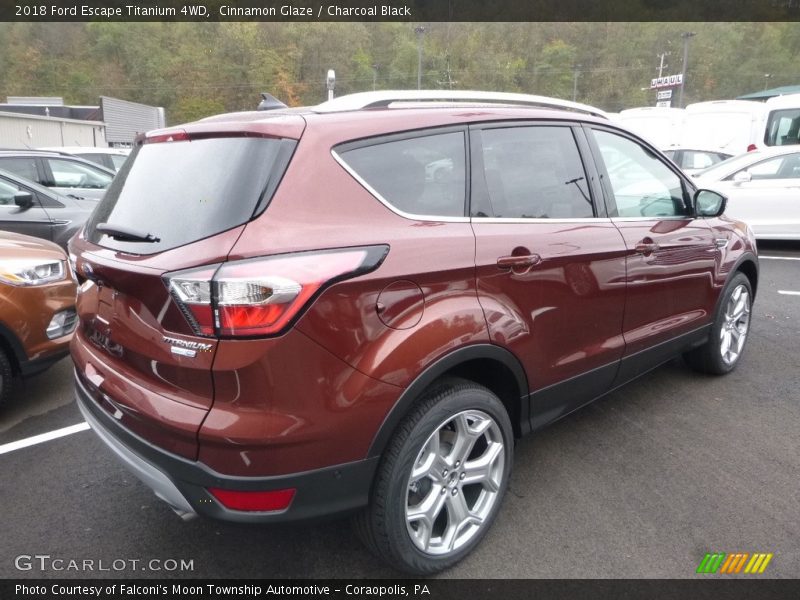 Cinnamon Glaze / Charcoal Black 2018 Ford Escape Titanium 4WD