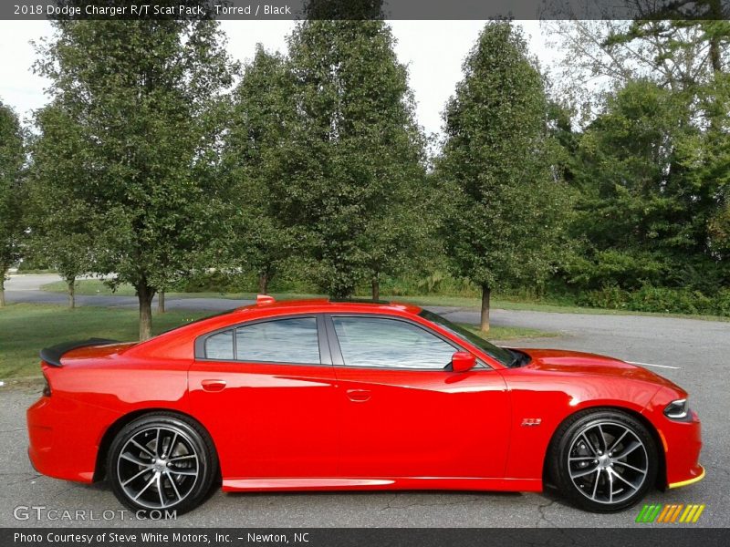 Torred / Black 2018 Dodge Charger R/T Scat Pack