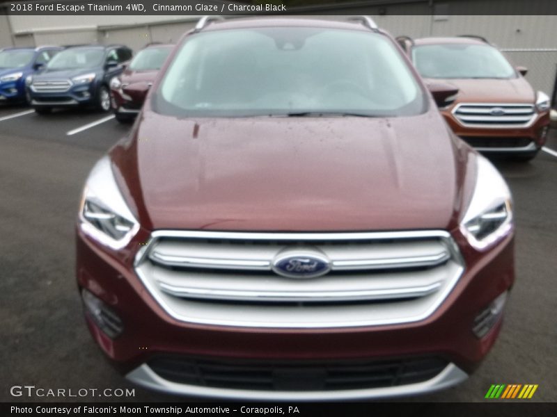 Cinnamon Glaze / Charcoal Black 2018 Ford Escape Titanium 4WD