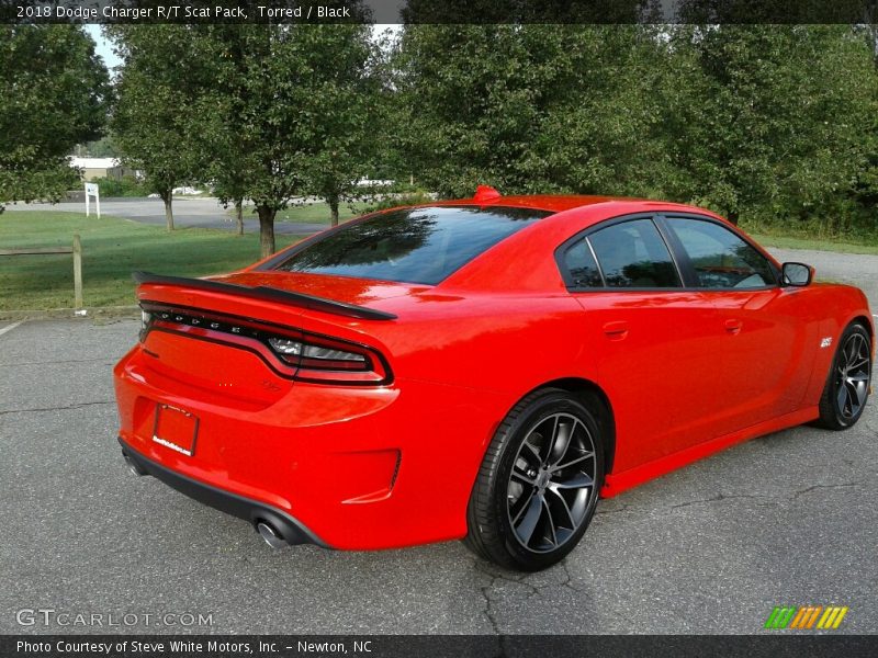 Torred / Black 2018 Dodge Charger R/T Scat Pack