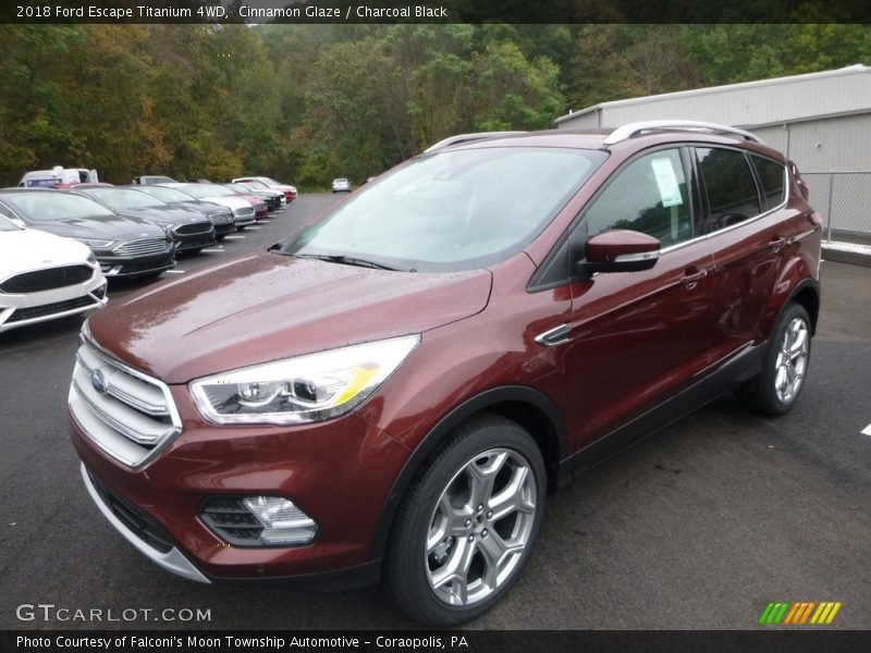 Cinnamon Glaze / Charcoal Black 2018 Ford Escape Titanium 4WD
