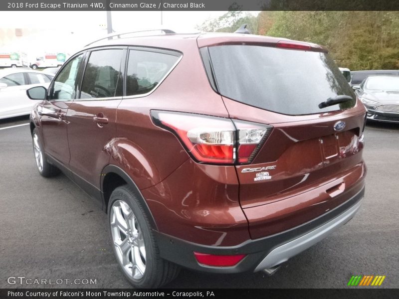 Cinnamon Glaze / Charcoal Black 2018 Ford Escape Titanium 4WD