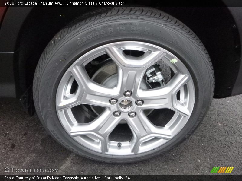 Cinnamon Glaze / Charcoal Black 2018 Ford Escape Titanium 4WD