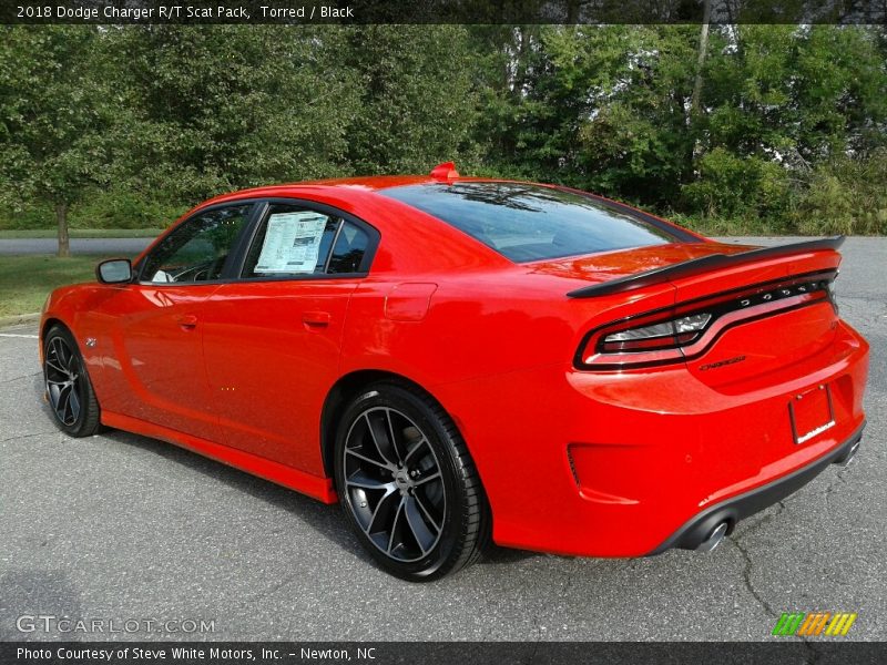 Torred / Black 2018 Dodge Charger R/T Scat Pack
