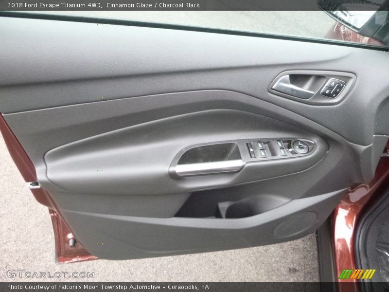 Cinnamon Glaze / Charcoal Black 2018 Ford Escape Titanium 4WD