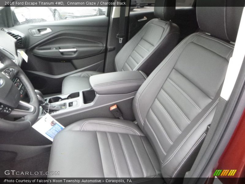 Cinnamon Glaze / Charcoal Black 2018 Ford Escape Titanium 4WD