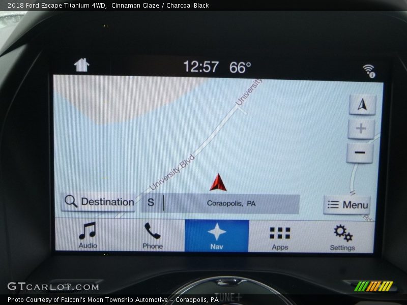 Cinnamon Glaze / Charcoal Black 2018 Ford Escape Titanium 4WD