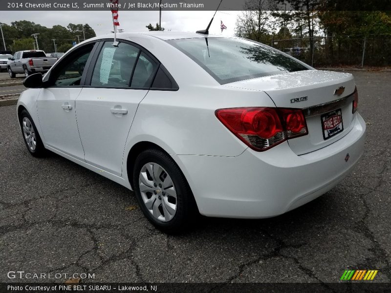 Summit White / Jet Black/Medium Titanium 2014 Chevrolet Cruze LS