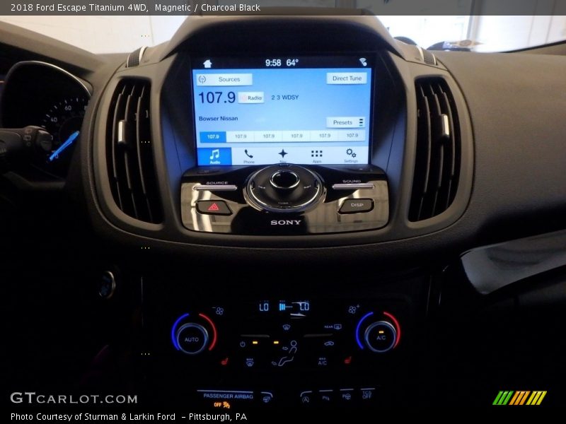 Magnetic / Charcoal Black 2018 Ford Escape Titanium 4WD