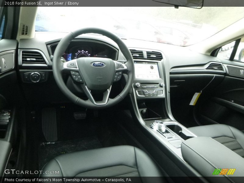 Ingot Silver / Ebony 2018 Ford Fusion SE
