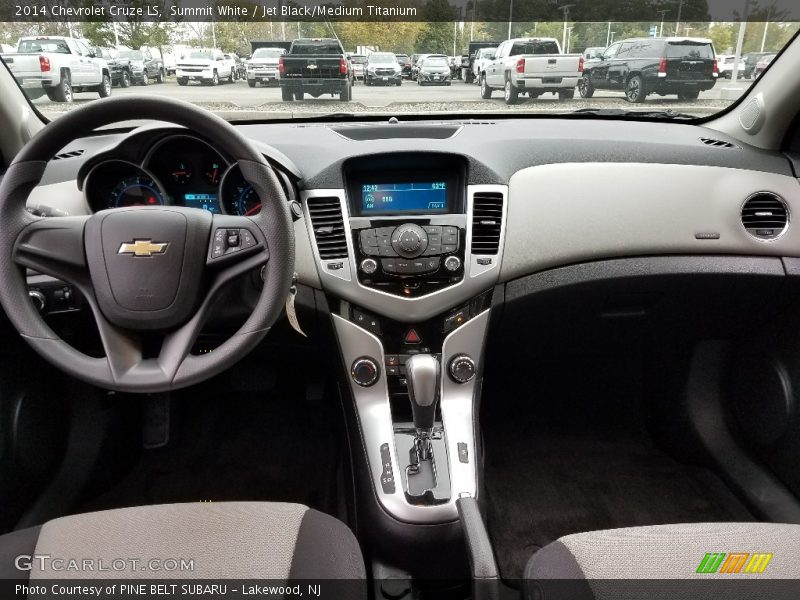Summit White / Jet Black/Medium Titanium 2014 Chevrolet Cruze LS