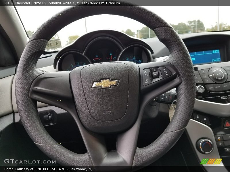 Summit White / Jet Black/Medium Titanium 2014 Chevrolet Cruze LS