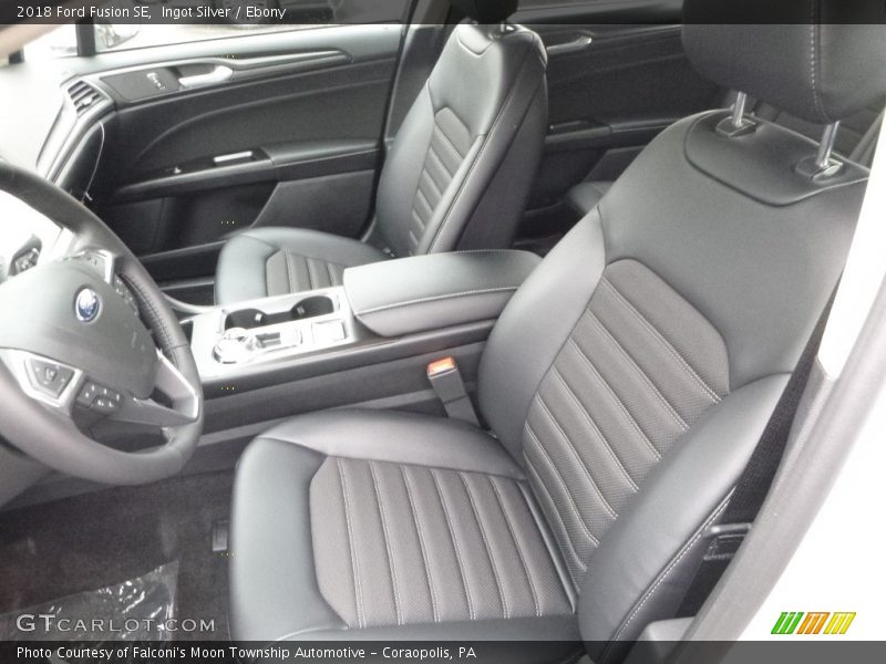 Ingot Silver / Ebony 2018 Ford Fusion SE
