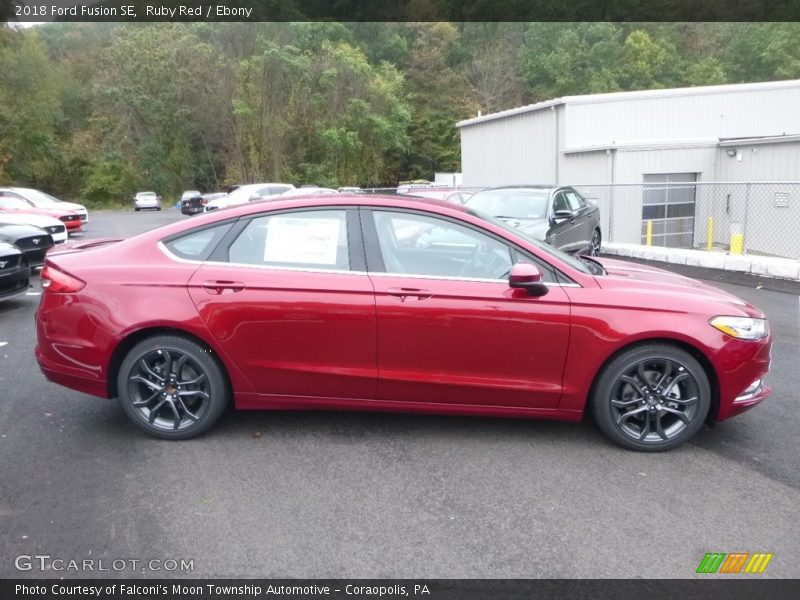 Ruby Red / Ebony 2018 Ford Fusion SE