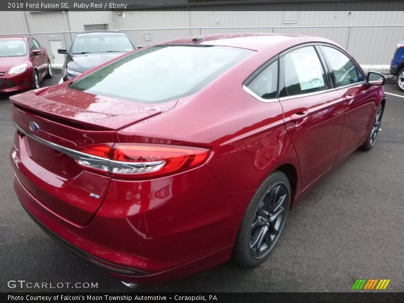 Ruby Red / Ebony 2018 Ford Fusion SE
