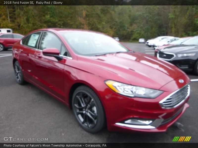 Ruby Red / Ebony 2018 Ford Fusion SE